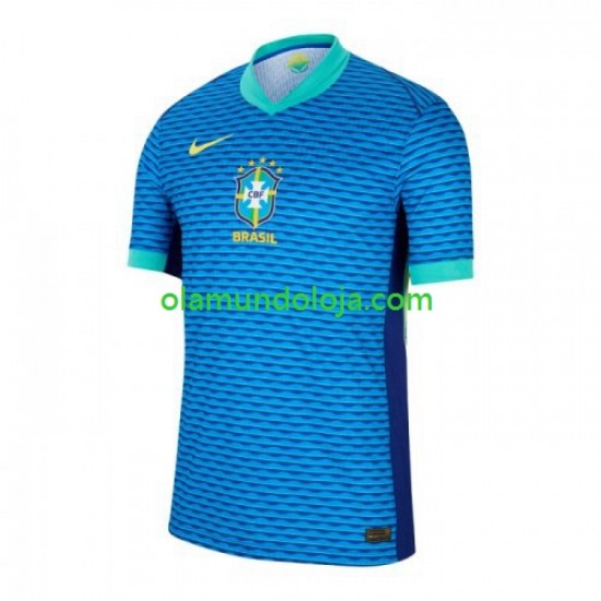 Camisola Brasil Copa America 2024 Homem Equipamento Segundo Manga Curta